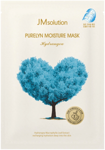 JMSolution~Увлажняющая маска с экстрактом гортензии~Purelyn Moisture Mask Blue