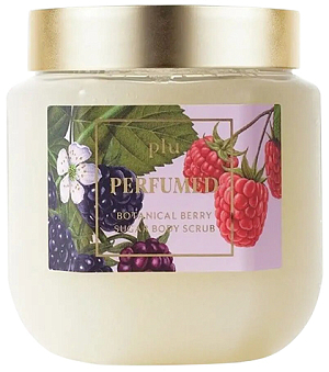 PLU~Парфюмированный скраб для тела с морской солью с ароматом ягод~Perfumed Sugar Body Scrub Botanic