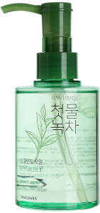 Welcos~Гидрофильное масло с экстрактом зеленого чая~Kwailnara Green Tea Deep Cleansing Oil