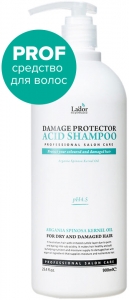 LaDor~Бесщелочной шампунь для повреждённых волос с аргановым маслом~Damage Protector Acid Shampoo