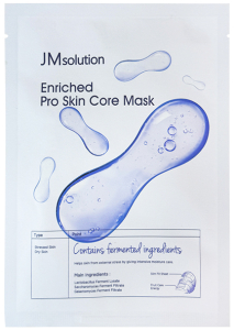 JMSolution~Увлажняющая тканевая маска с комплексом ферментов~Enriched Pro Skin Core Mask