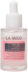 La Miso~Обновляющая ампульная сыворотка с кислотами AHA-BHA-PHA pH 5.5~Regenerating ampoul serum